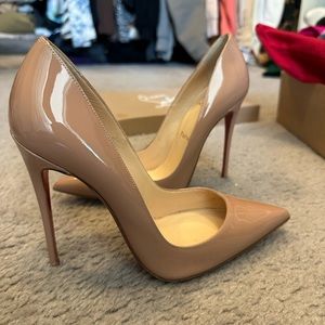 So Kate Nude Louboutin Heels - Sz 7.5 EUC